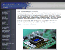 Tablet Screenshot of mustcalculate.com